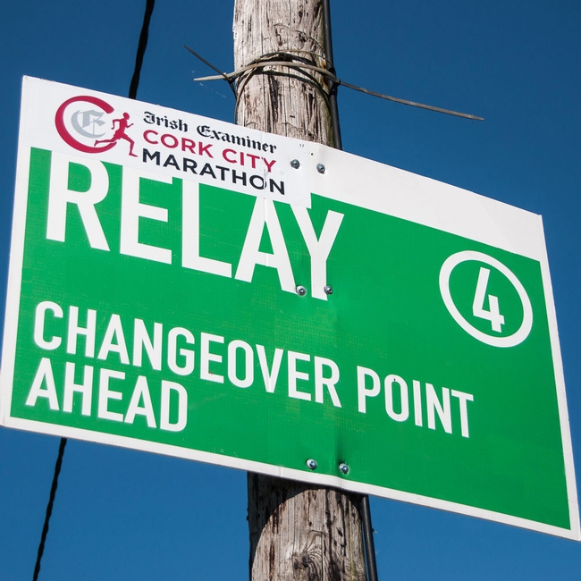 Race Marker Signs